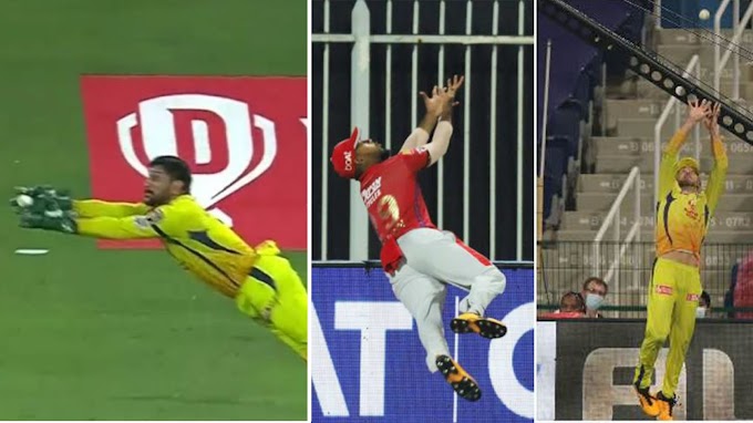 Watch IPL 2020: 5 Magic Movements Catches And Save | IPL 2020 Best Catches and Fielding